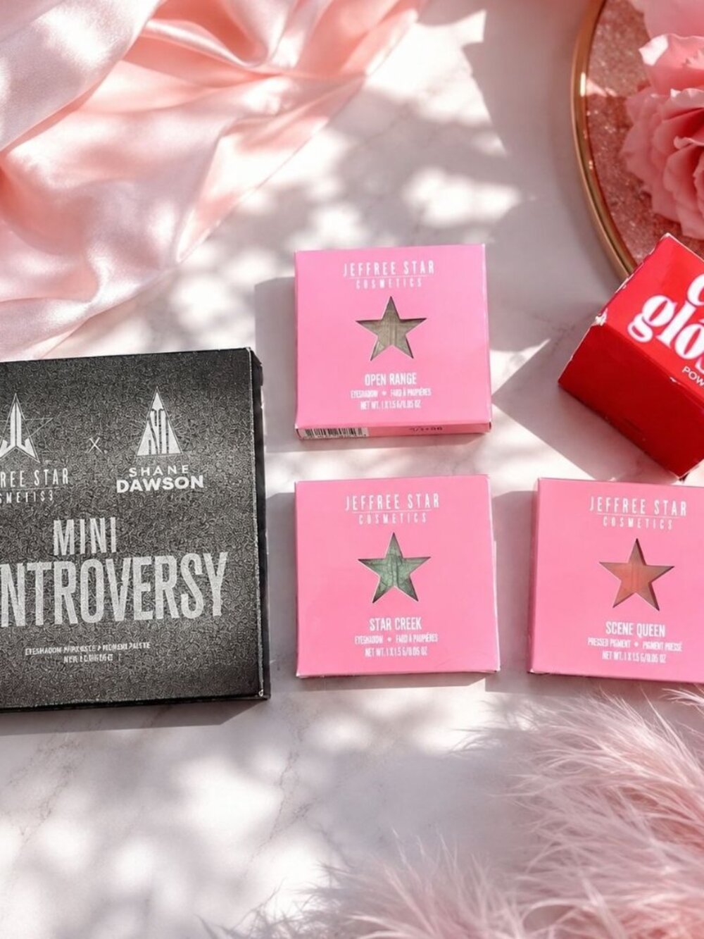 Jeffree Star Shane Dawson Mini Controversy Palette Eye Shadow Eye Gloss Bundle